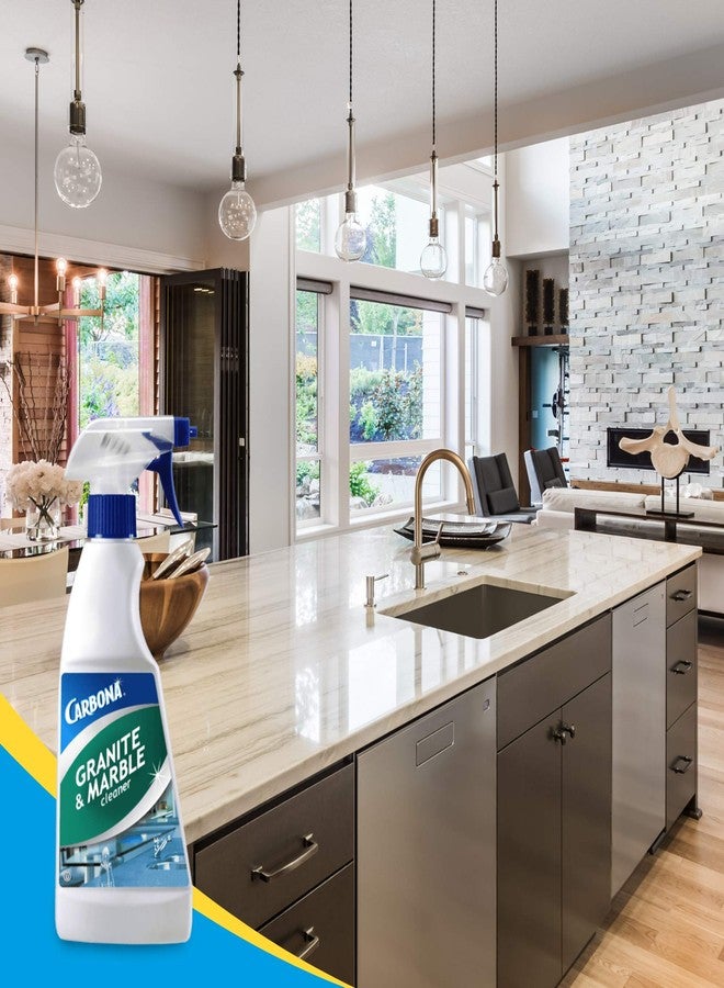 كاربونا منظف كاربونا للجرانيت والرخام | تركيبة غير كاشطة | آمن على الحجر الجيري والكوريان | 16.8 أونصة سائلة، عبوة من 3 قطع - Image 2